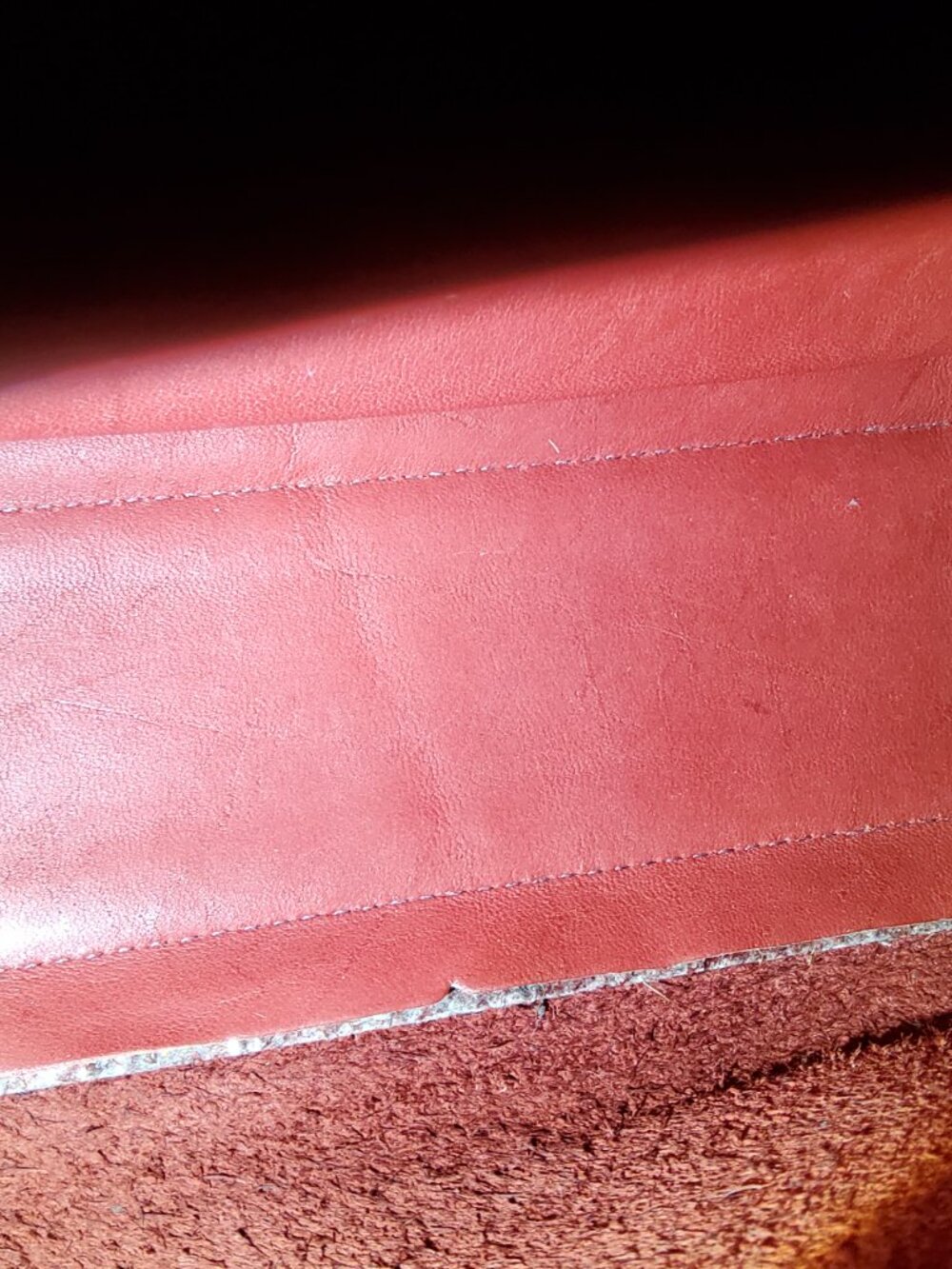 Vintage Red Coach Court Bag 9870 + Hangtag Excellent Condition - Picture 13 of 13